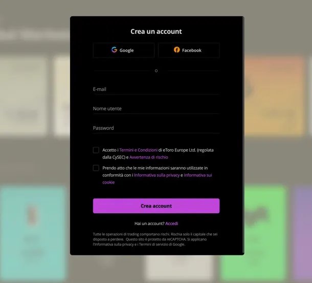 Piattaforma eToro