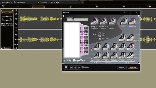 Audacity: la sobrietà che incanta