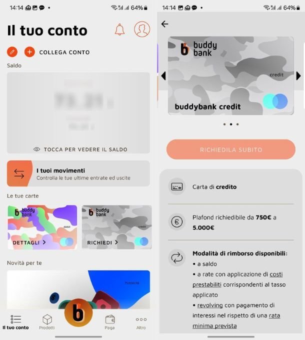 Buddybank carta