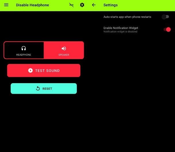 Disable Headphone – HDST Toggle