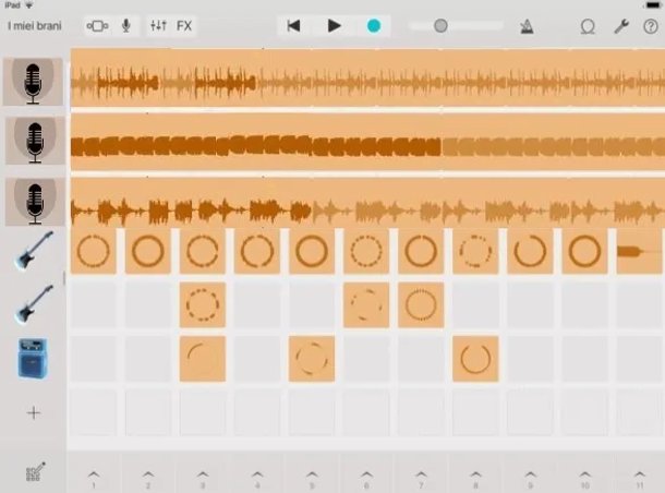 Mixare musica con GarageBand