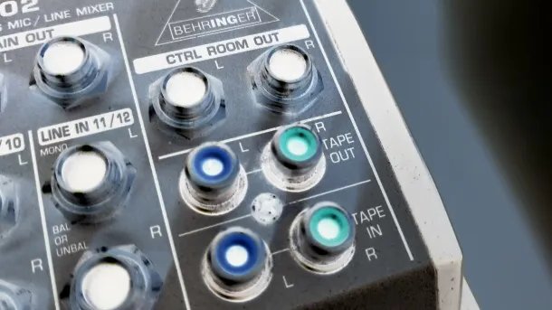 Uscite monitoraggio mixer