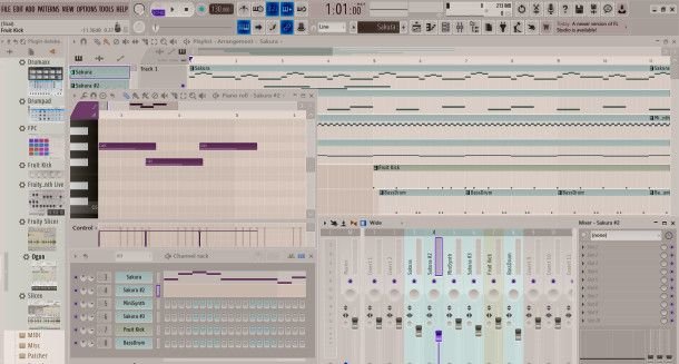 fl studio vista generale