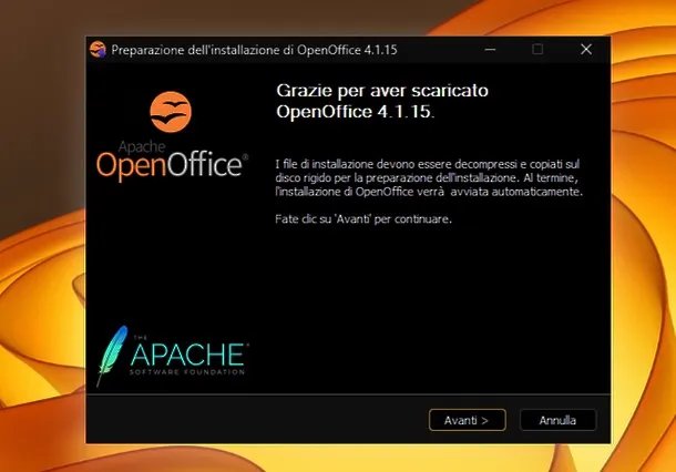 OpenOffice su Windows