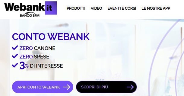 Conto Webank