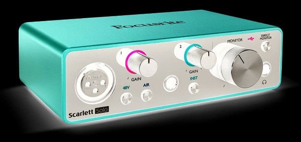 Scheda audio con ingresso XLR