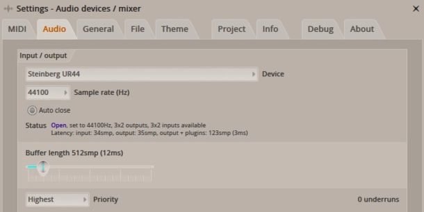Impostazione scheda audio FL Studio