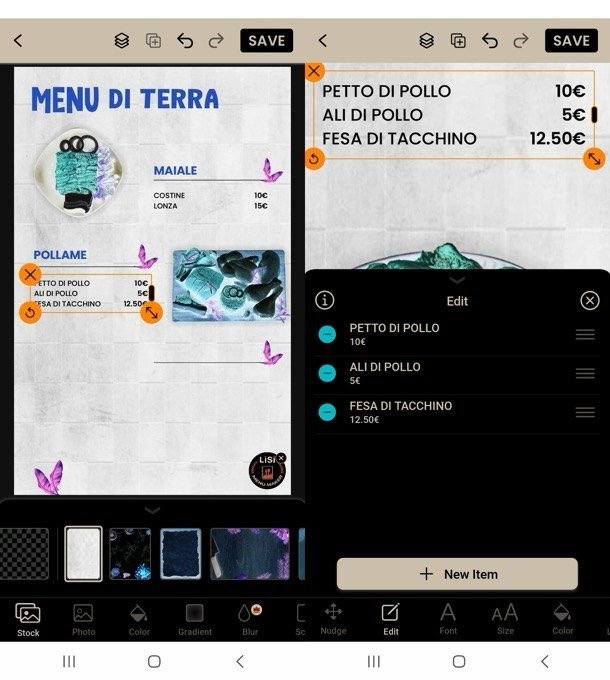 Menu Maker