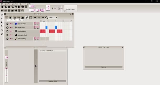 Interfaccia di LMMS