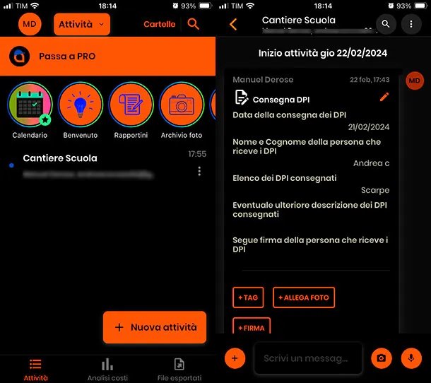 Mela Works — Gestione Cantieri