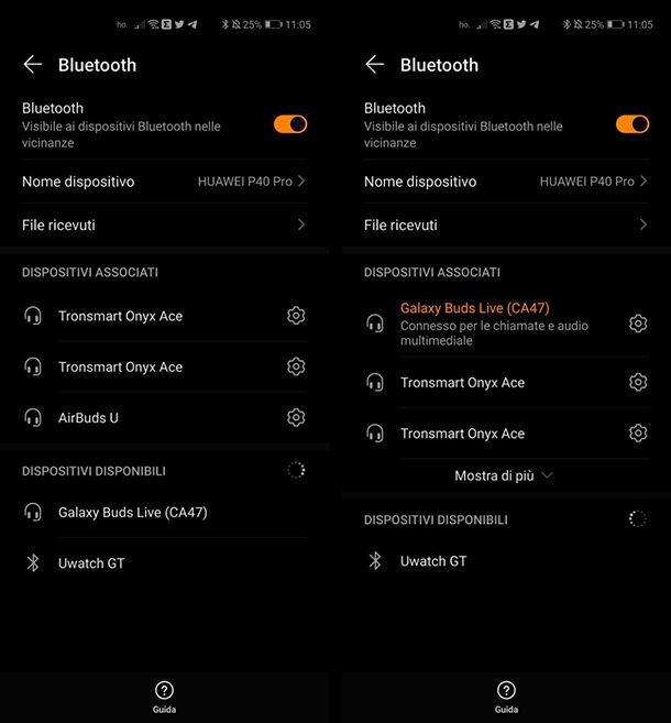 Come attivare auricolare Bluetooth su Android