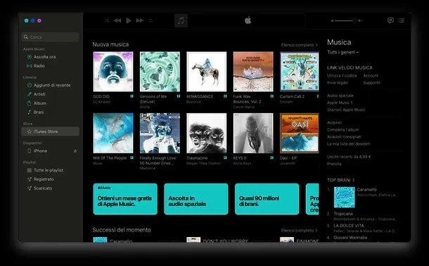 Musica su Mac