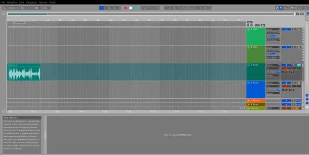 Registrare audio Ableton Live