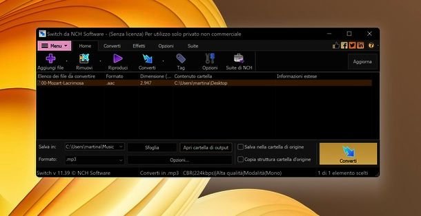 Switch Audio File Converter