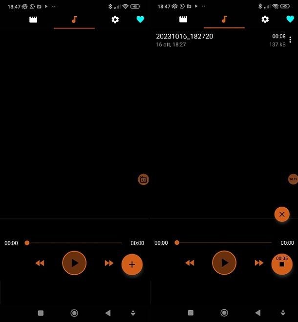 Registrare audio interno su Android