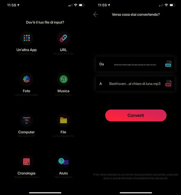 Convertitore Audio