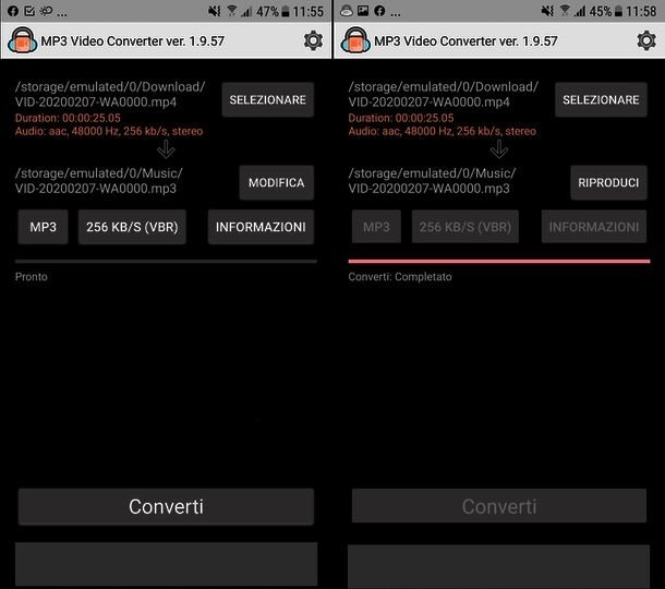 App per estrarre audio su smartphone