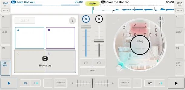 Mixare musica con l'app edjingMix
