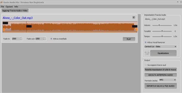 Interfaccia Kanto Audio Mix