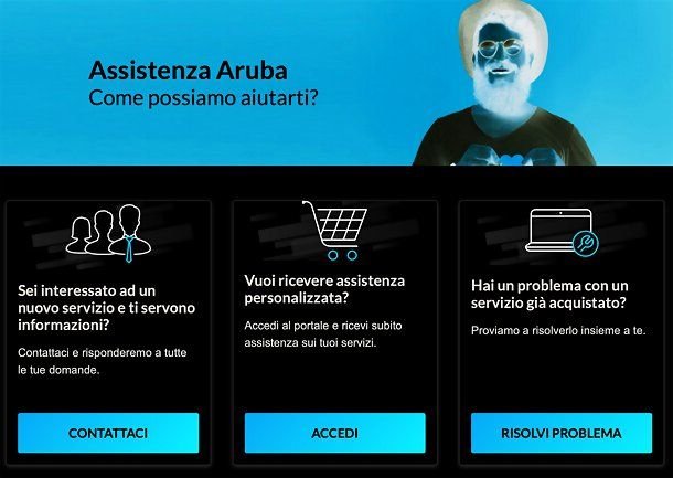 Supporto Aruba