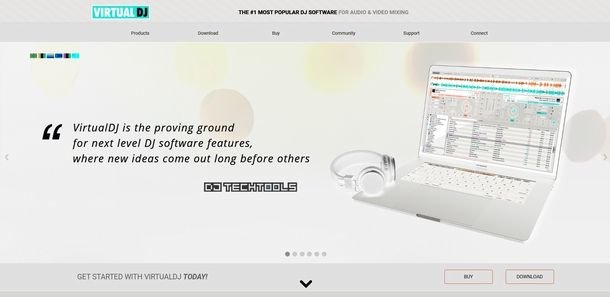 Scaricare Virtual DJ per fare mashup