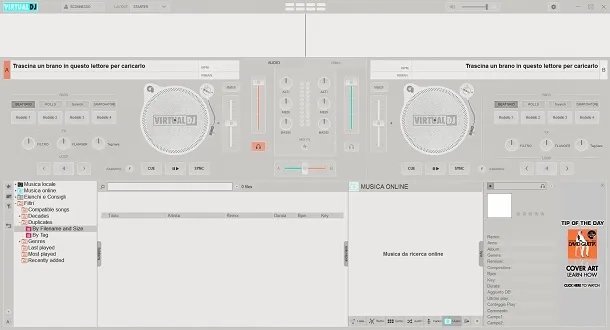 Mixare audio e musica da computer