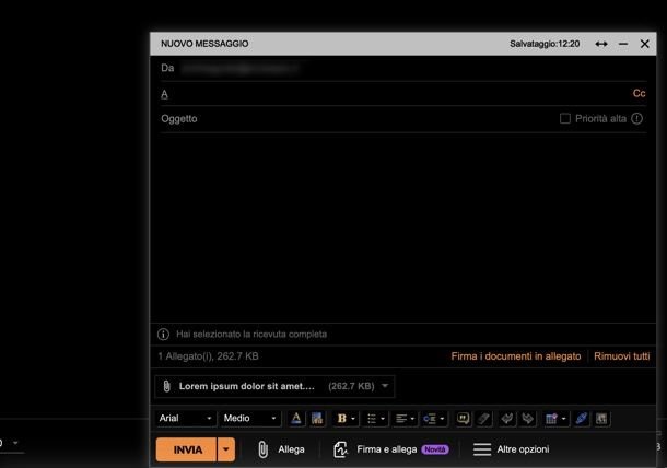 Firma di documenti tramite dispositivo