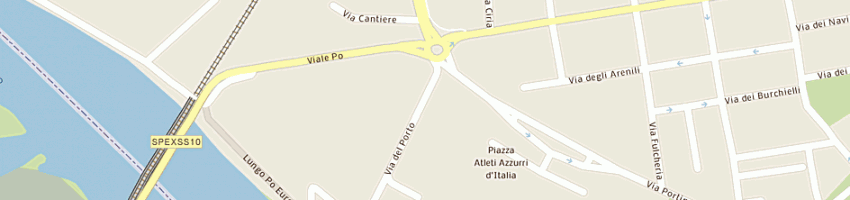 Mappa della impresa fiorini cinzia e c snc di fiorini maria cinzia e fiorini giovanna santina a CREMONA