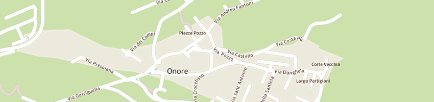 Mappa della impresa alimentari olga di tomasoni elio e dionora snc a ONORE