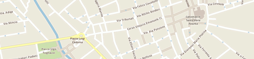 Mappa della impresa antichita' e design srl a CREMONA