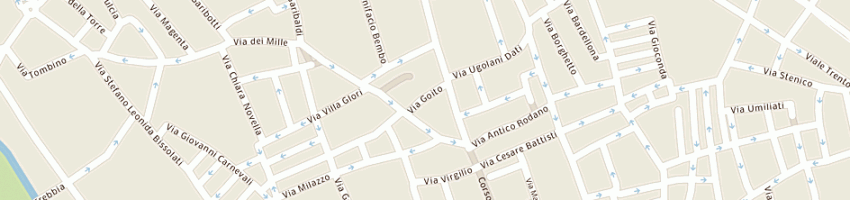 Mappa della impresa pagliari carlo a CREMONA