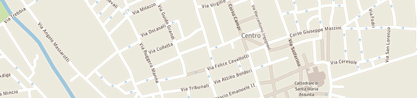 Mappa della impresa bodini danio e comanzo daniele snc a CREMONA