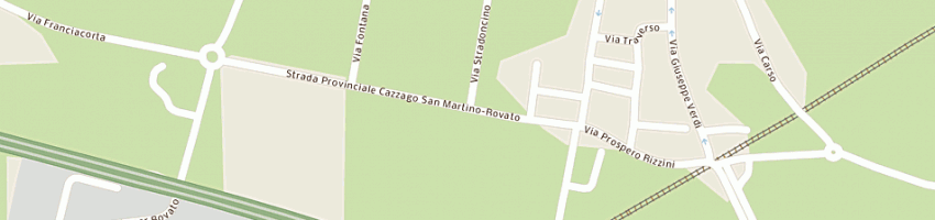 Mappa della impresa caffi fiorella maria a CAZZAGO SAN MARTINO