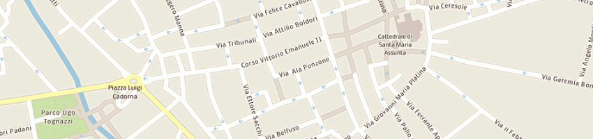 Mappa della impresa van-d-eur di vanzetto ing luigi e c sas a CREMONA