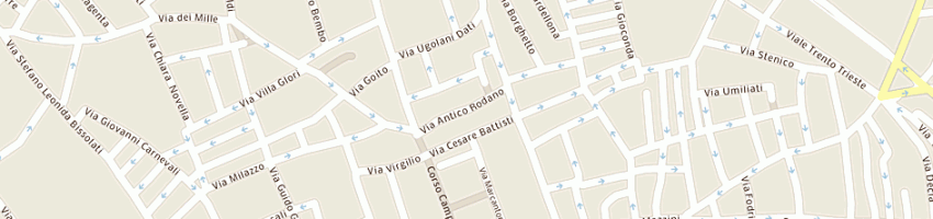 Mappa della impresa solomoda di cinquetti gianfranca e c (sas) a CREMONA