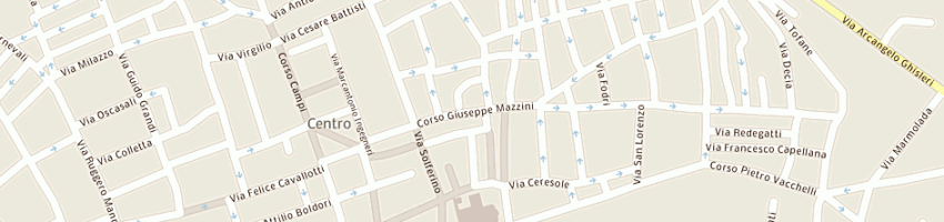 Mappa della impresa ginger di soretti francesca e c snc a CREMONA