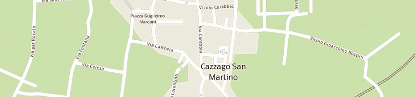 Mappa della impresa bazzurini srl a CAZZAGO SAN MARTINO