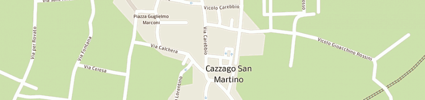 Mappa della impresa cibus srl a CAZZAGO SAN MARTINO