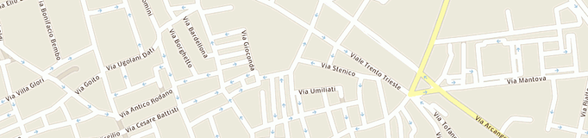 Mappa della impresa mediterranea sas di de vita vincenzo a CREMONA