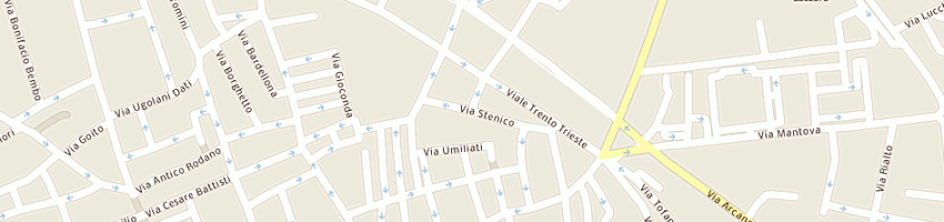 Mappa della impresa dec sistemi srl a CREMONA