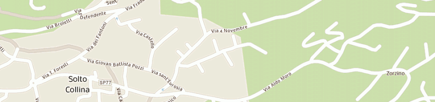 Mappa della impresa edilpedretti di pedretti duilio e c snc a SOLTO COLLINA