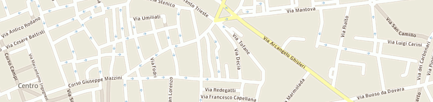 Mappa della impresa zanini giuseppe a CREMONA