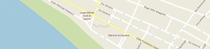 Mappa della impresa impianti elettrici cucurnia a CARRARA