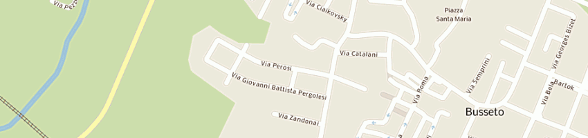 Mappa della impresa tecno erre a BUSSETO