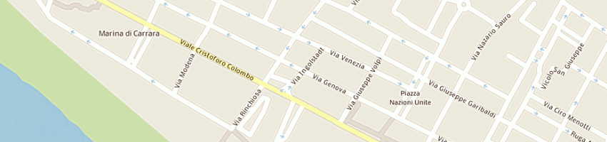 Mappa della impresa bianchi francesca a CARRARA