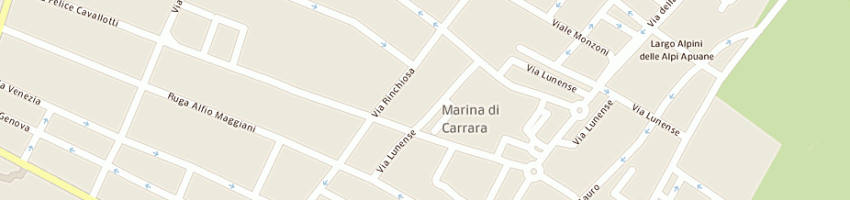 Mappa della impresa elettromatic di crepoli angelo a CARRARA
