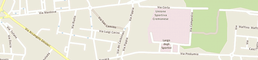 Mappa della impresa cmf (srl) a CREMONA