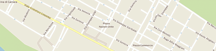 Mappa della impresa martini autotrasporti snc a CARRARA