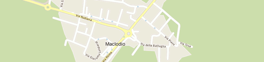 Mappa della impresa linea service di grossi marco e c sas a MACLODIO