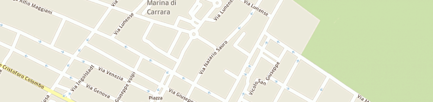 Mappa della impresa autofficina maggiani - menconi di diamanti giuseppe e c snc a CARRARA
